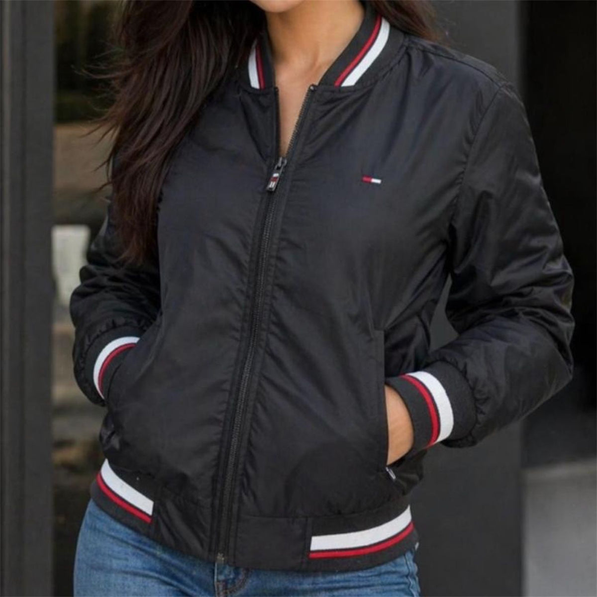 Chaqueta de nylon de Dama
